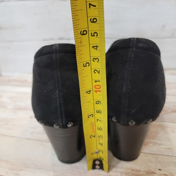 Dansko Nori black suede studded clog heels - Picture 5 of 13